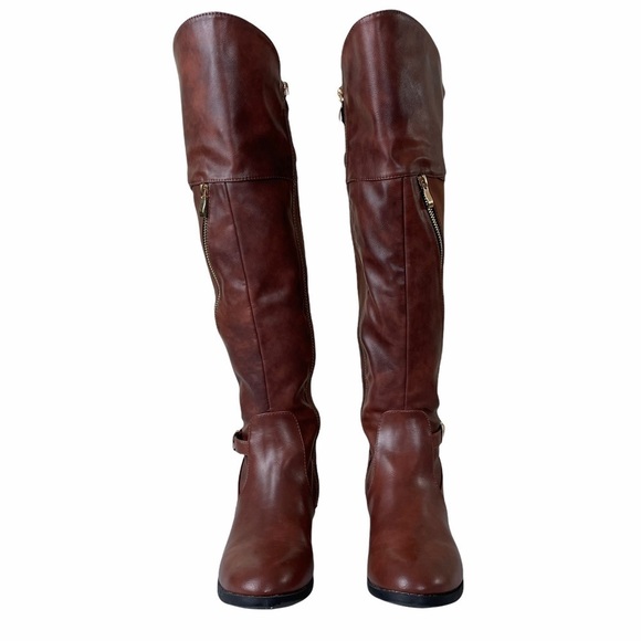 G.C Shoes Brown Kourtney Riding Boots - Picture 2 of 8